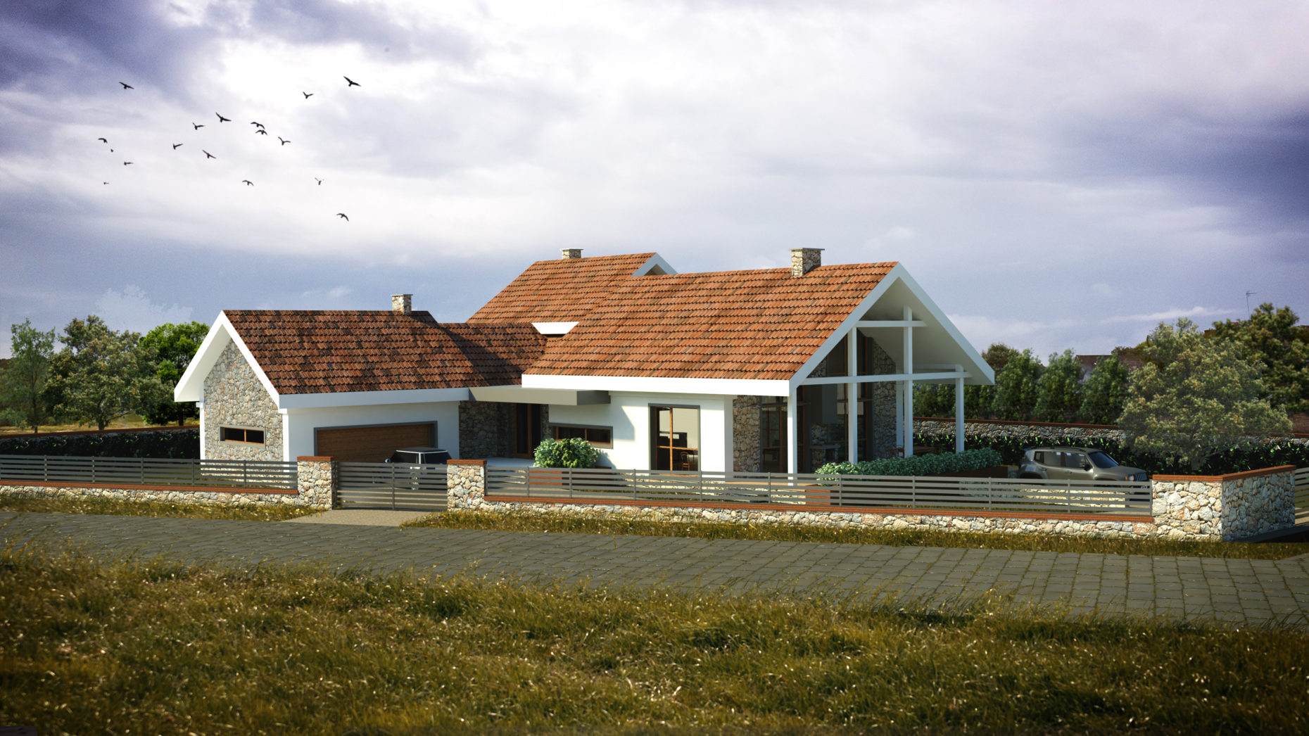 Dom jednorodzinny Dobrzykowice - Pietrucha Projekt Pracownia Architektoniczna